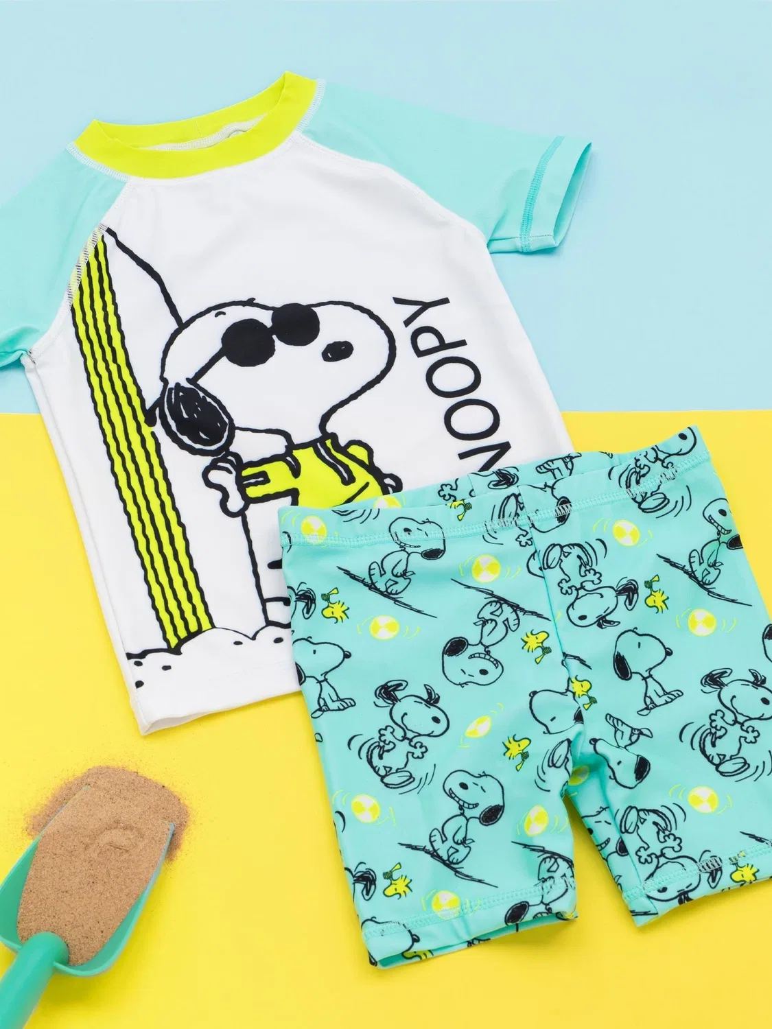 Плавательный набор для мальчиков Peanuts Snoopy 2 Piece Rest Vest Vanilla Underground, синий — фото 3