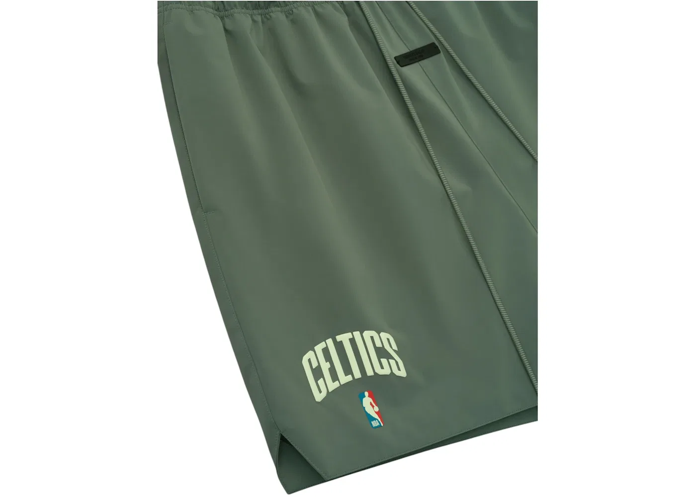 Мужские шорты с принтом Celtics Classic Short Fear of God, Balsam Green — фото 3