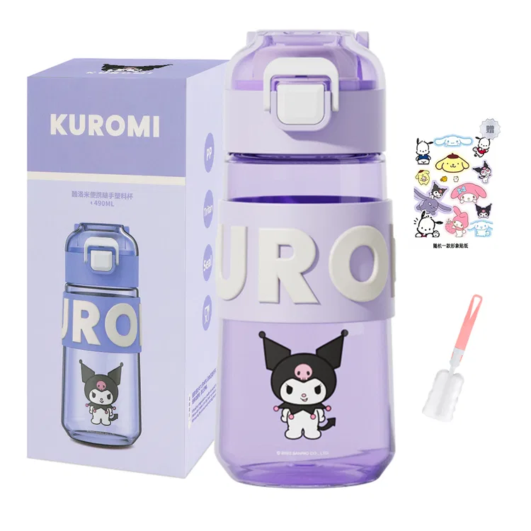 Детская кружка с трубочкой 620 мл My Melody Sanrio, Pink — фото 3