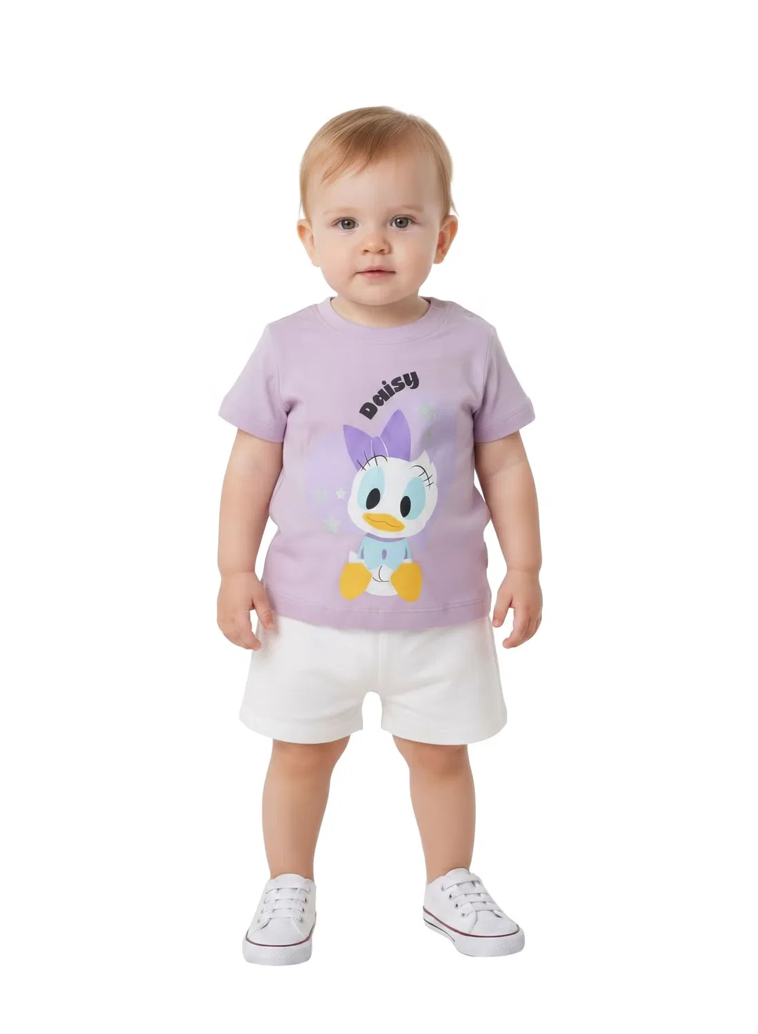 Футболка с принтом Daisy Duck Disney, лавандовый — фото 3
