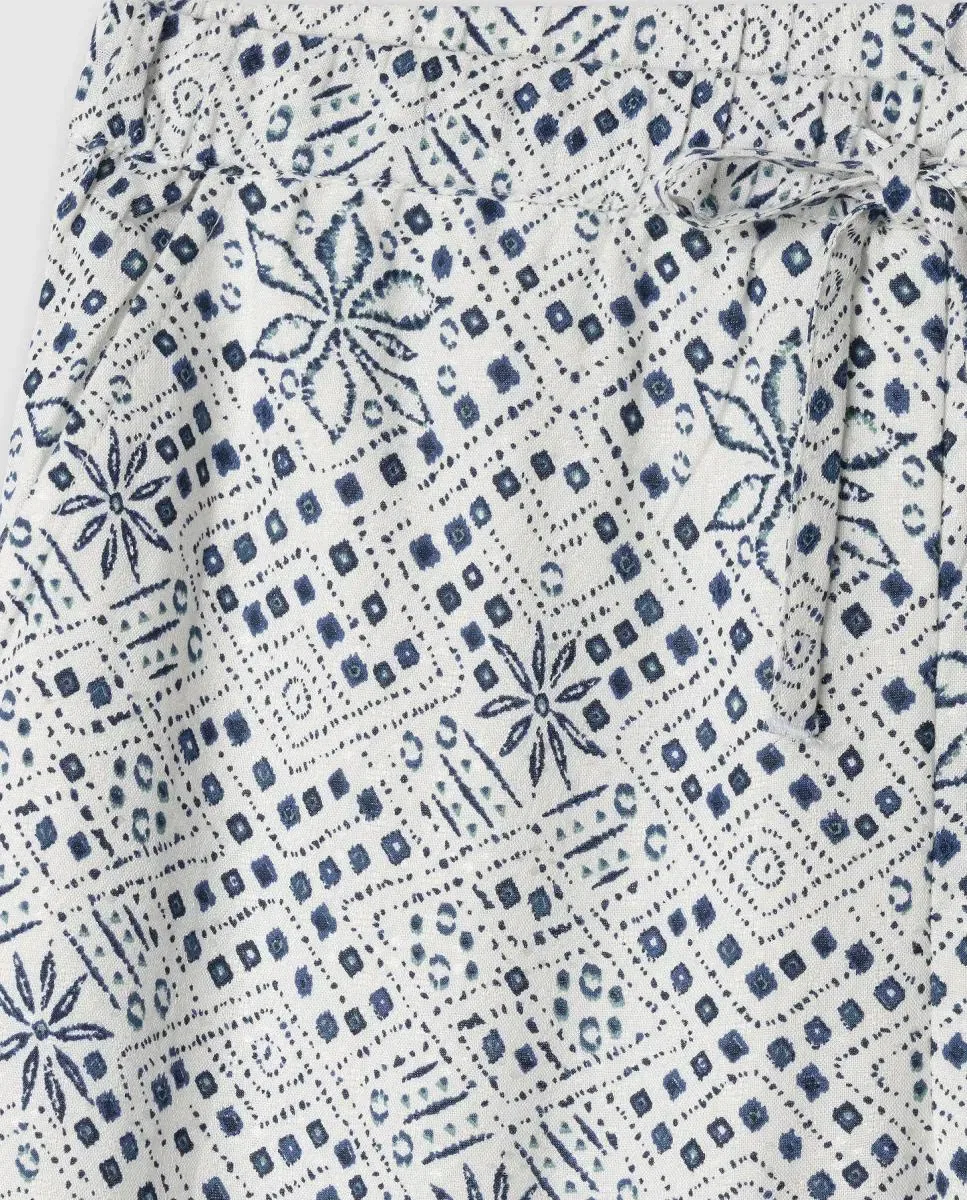 Детские брюки для девочек из вискозы Irma Pepe Jeans, Multicolor — фото 4