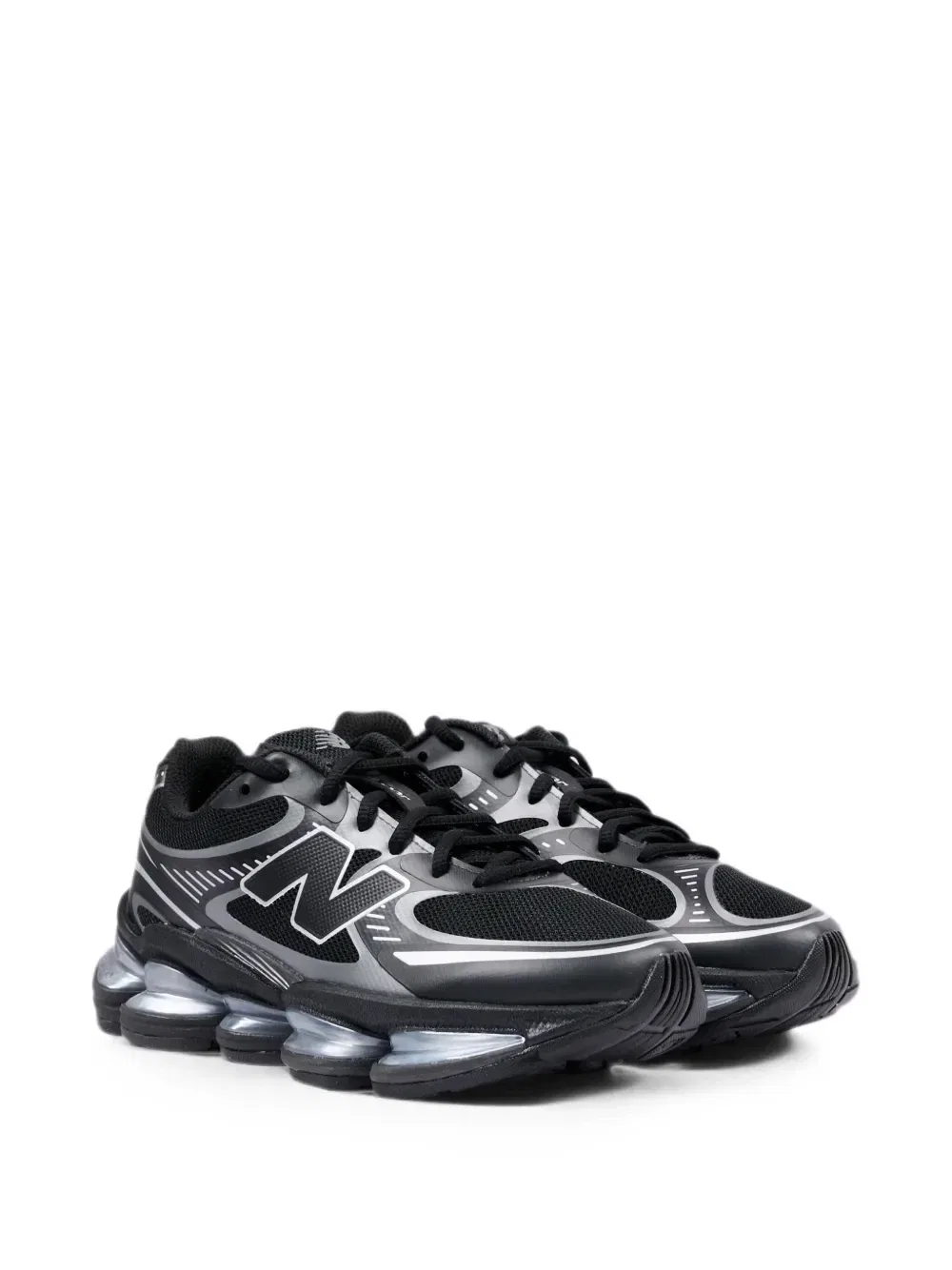 Кроссовки 2000 Lace с нашивкой в виде логотипа New Balance Kids, черный — фото 2