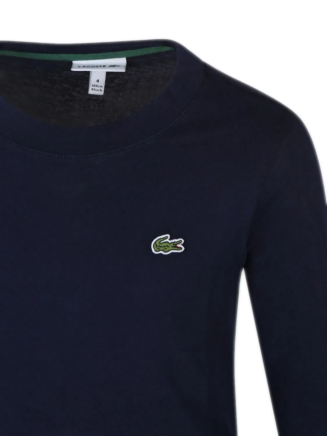 Футболка с вышитым логотипом Lacoste, темно-синий — фото 3