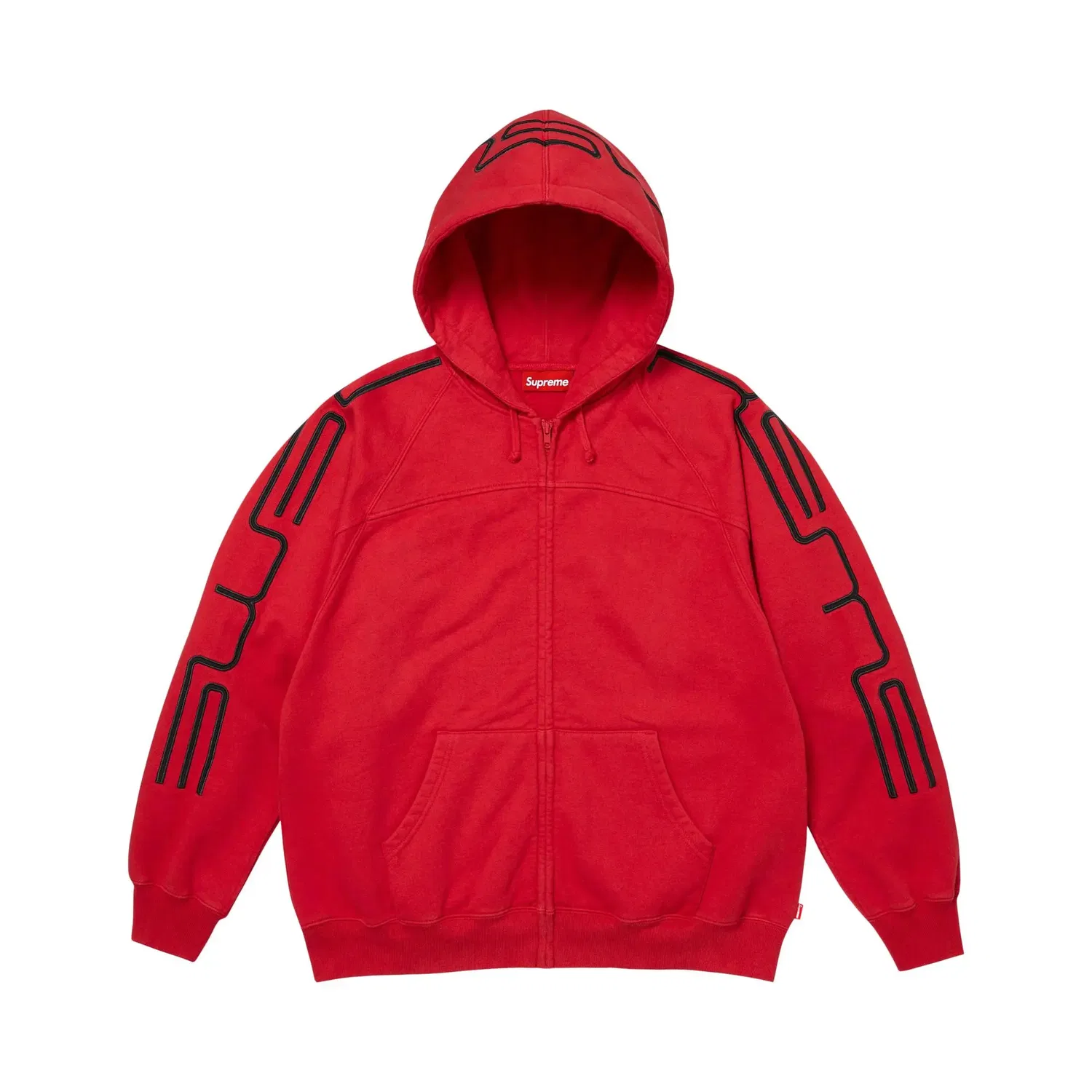 Свитшот на молнии с капюшоном Connect Supreme, Red