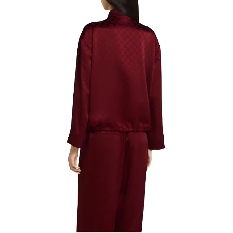 Мужская рубашка из вельвета с монограммой Gg Red GUCCI — фото 4