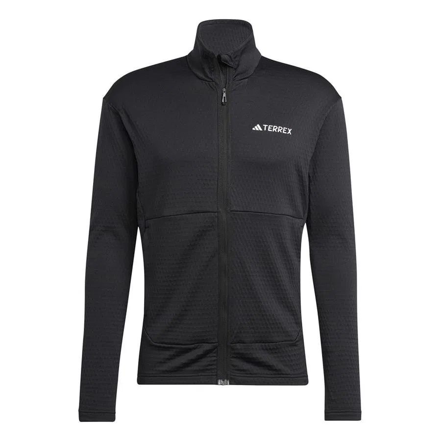 Куртка-флис с полной застежкой-молнией Terrex Multi Light Fleece Full-Zip Jacket adidas, Черный — фото 4