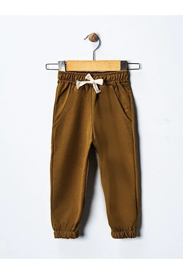 Детские спортивные штаны для девочек с двойными карманами Basics Buufuu, Brown