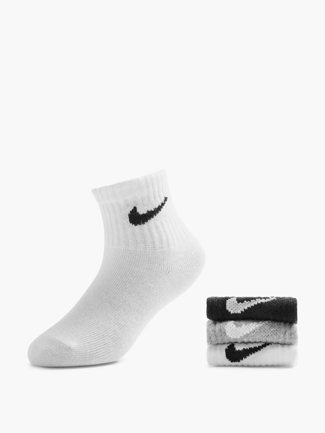 Детские носки 3 пары Nike, белый