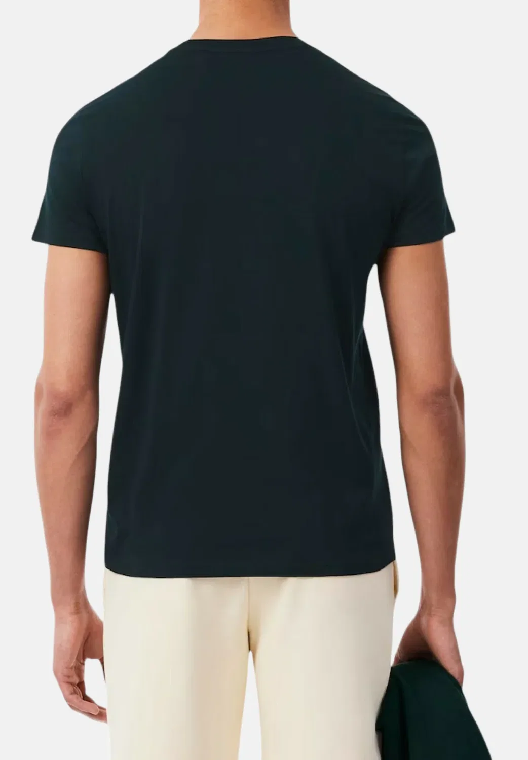Базовая футболка Ts basic col gjp - базовая футболка Lacoste, Black — фото 2