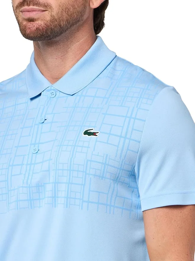 Футболка Lacoste Novak Djokovic Polo, спортивная теннисная, мужская — фото 3
