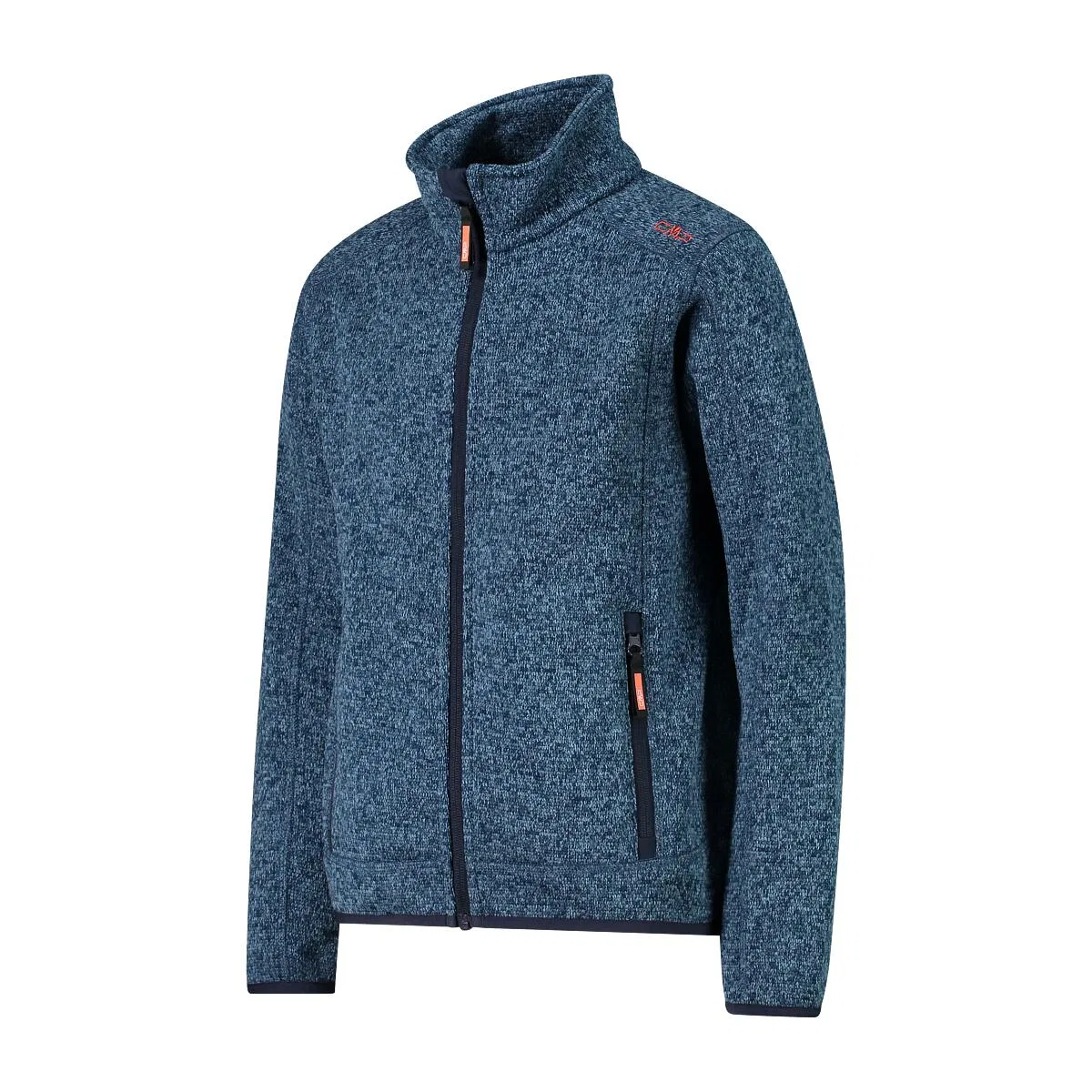 Детская флисовая куртка без капюшона Knitted Jacket Cmp, Konigsblau — фото 3