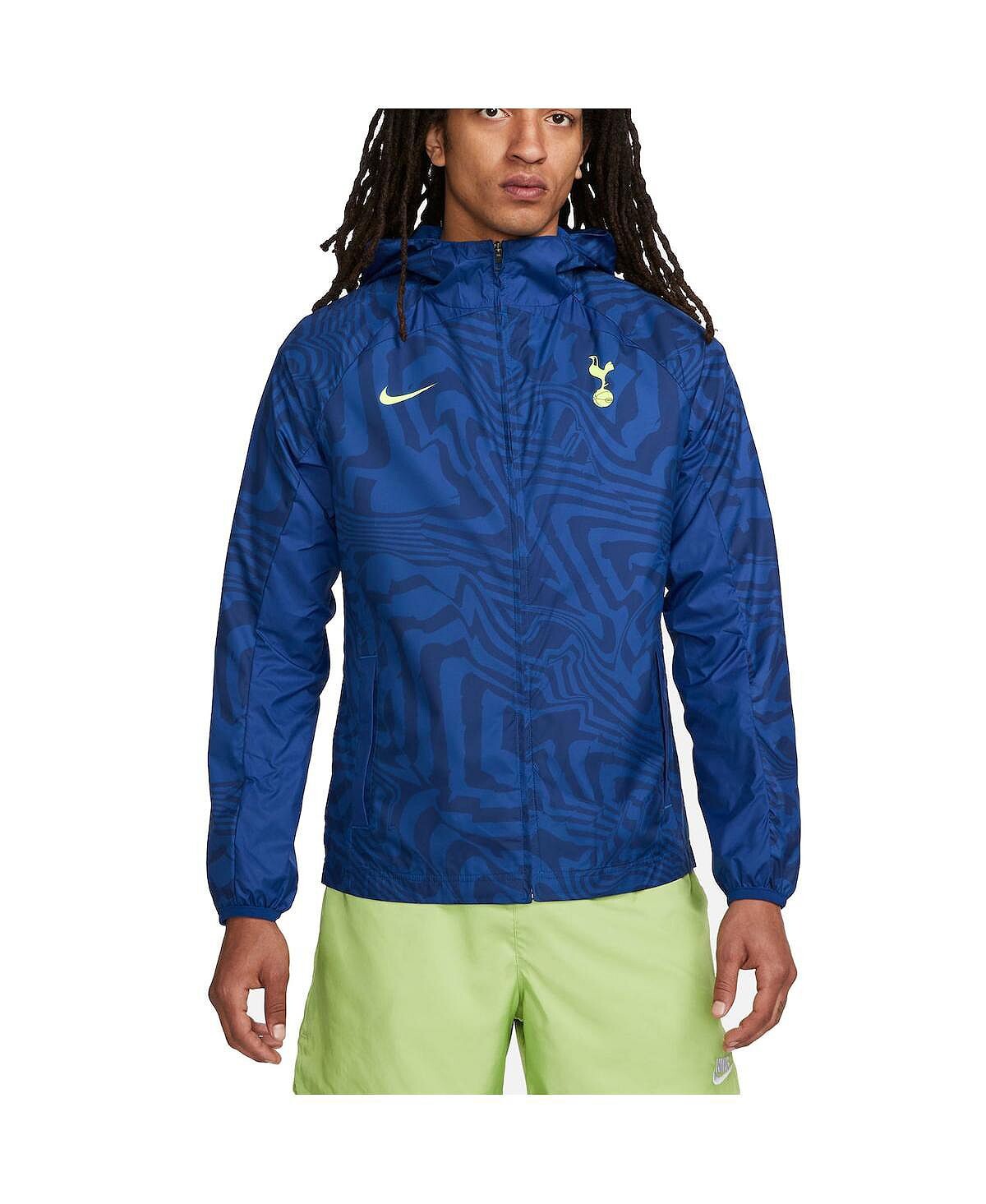 

Мужская синяя куртка tottenham hotspur awf performance raglan с молнией во всю длину Nike, синий