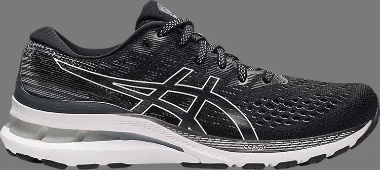 

Кроссовки wmns gel kayano 28 'black white' Asics, черный