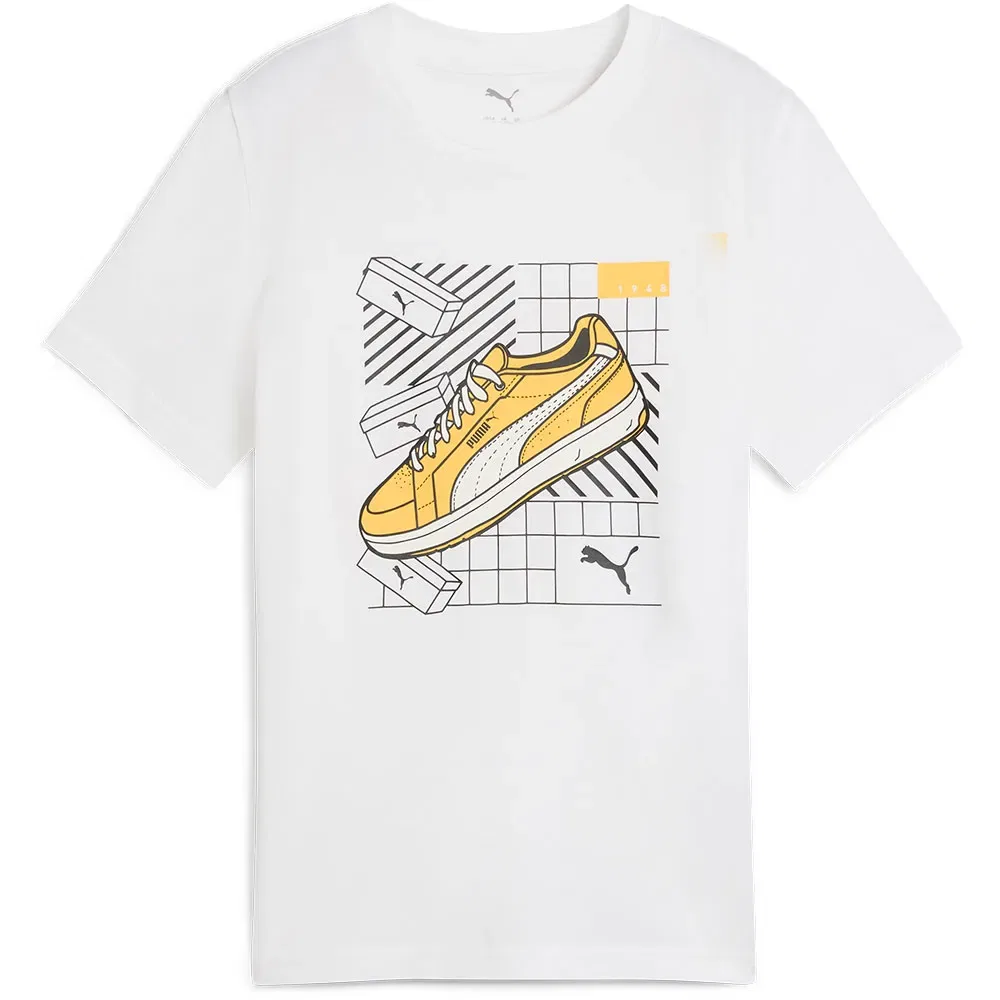 Футболка с коротким рукавом Graphics Puma, белый
