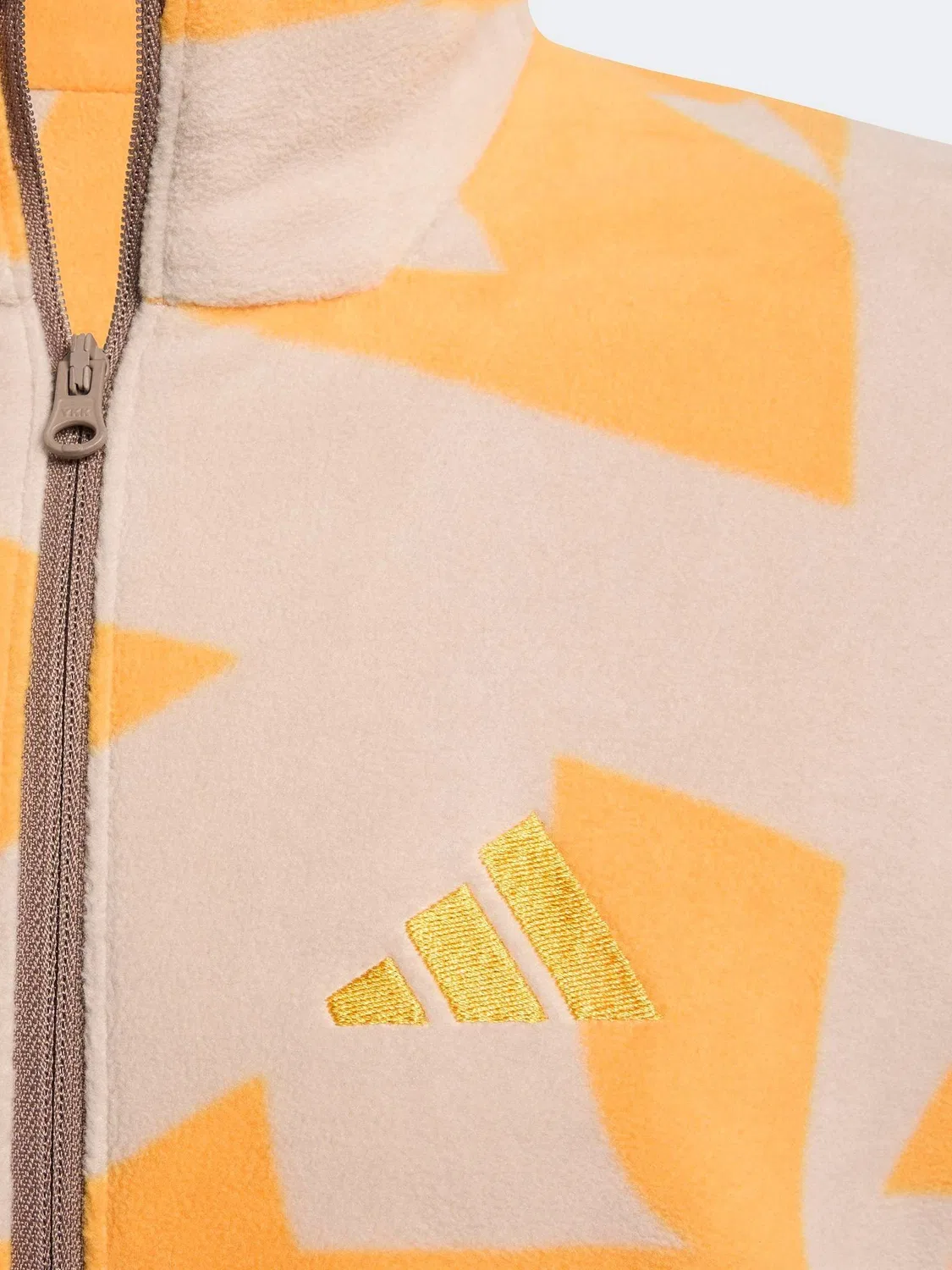 Флисовая куртка Terrex Multi Printed adidas, коричневый — фото 3