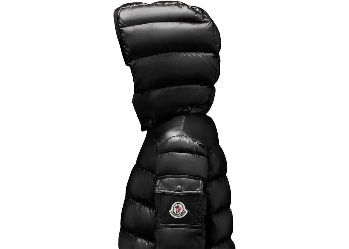Детское пальто с длинным рукавом Moncler, Black — фото 2