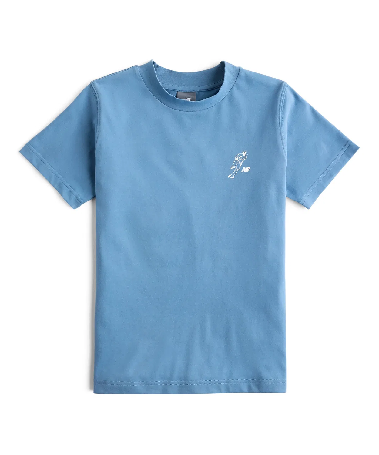 Детская футболка с принтом Always On Logo New Balance, Grayish Blue