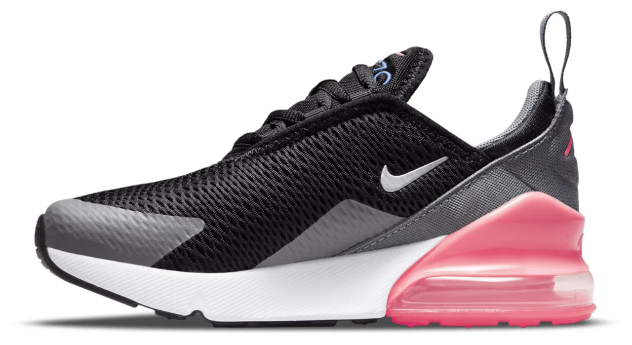 Кроссовки для мальчиков Air Max 270 Nike, цвет Metallic Silver/Black/Smoke Grey — фото 2