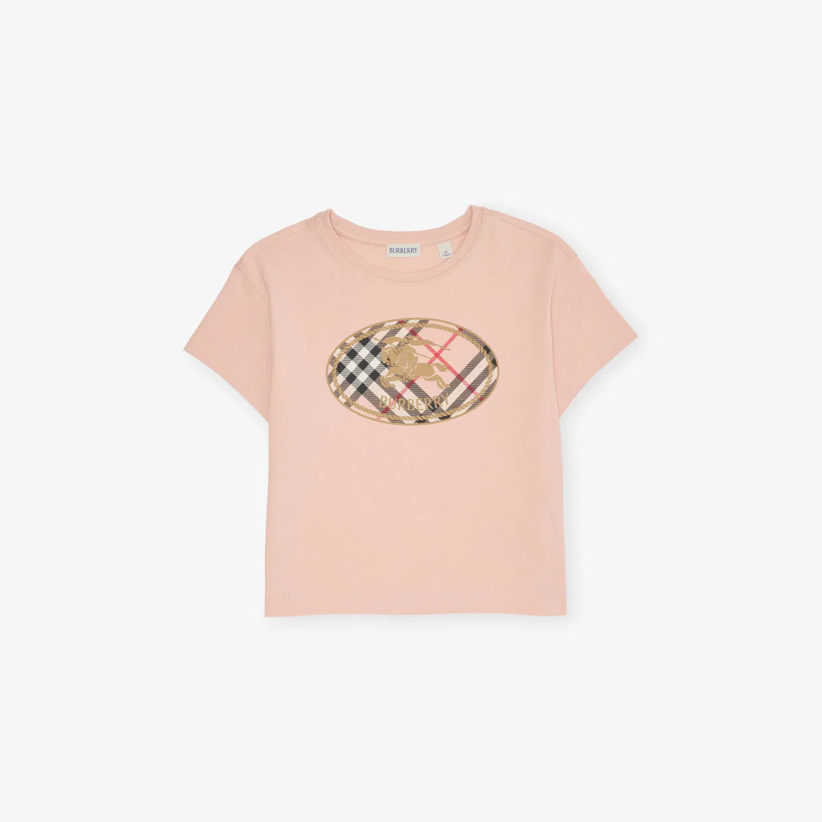 Хлопковая футболка с логотипом Racheal, размер 4-14 лет Burberry
