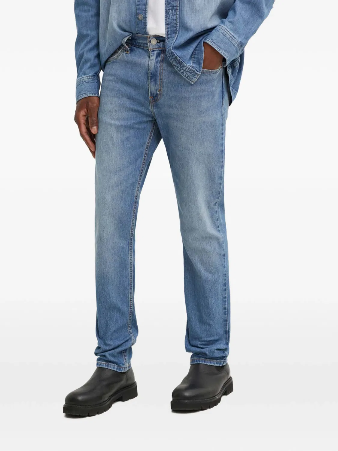 Джинсы с накладными карманами, синие Levi's, синий