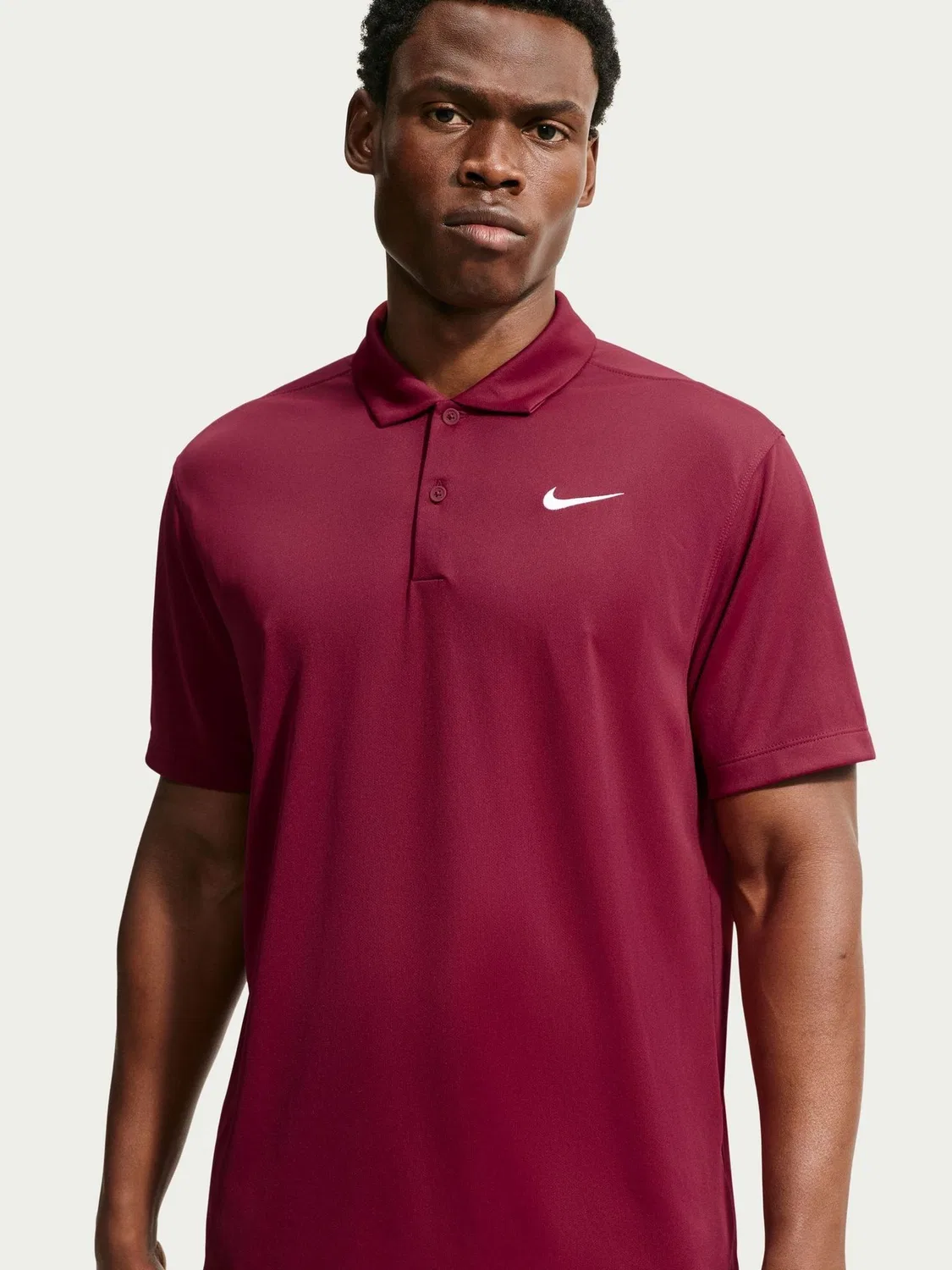 Поло теннисное Nike Court, красный