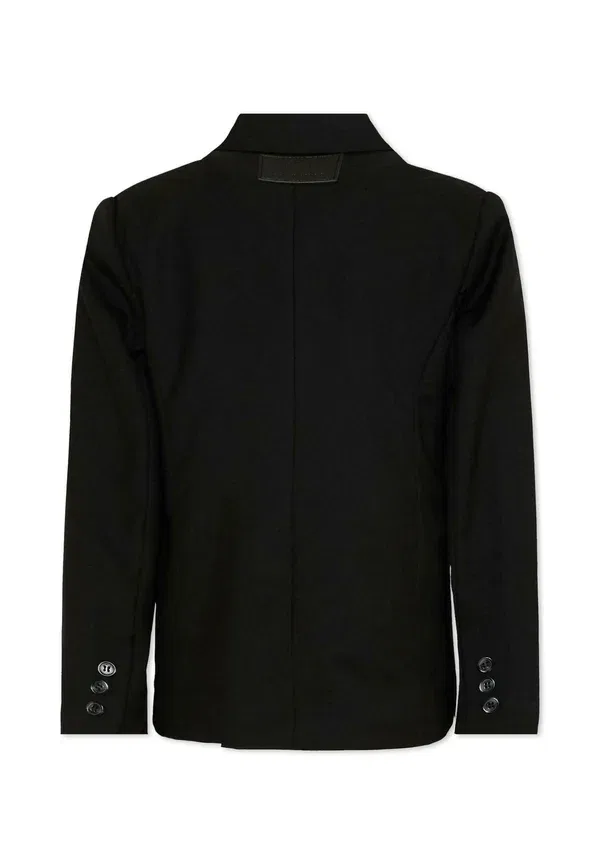 Куртка с отложным воротником, пуговицами и клапанами на карманах Giacca - blazer jacket Roberto Cavalli Junior, черный — фото 2