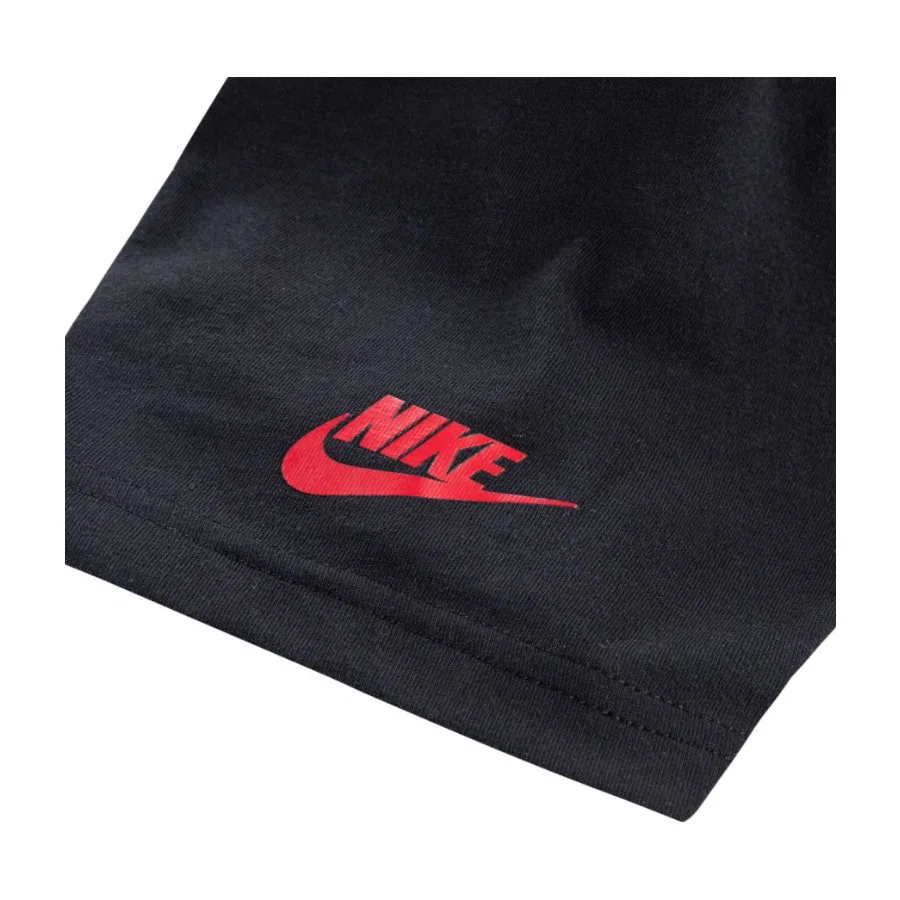 Футболка спортивная с принтом Jordan Jdb Mj Brand Gfx Ss Crew Nike, Черный — фото 3