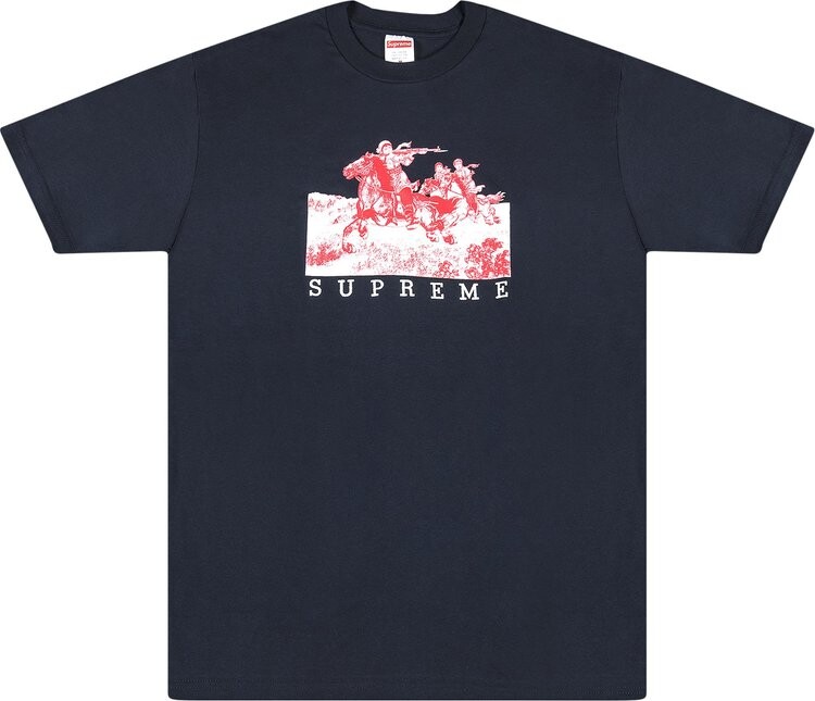 

Футболка Supreme Riders T-Shirt 'Navy', синий