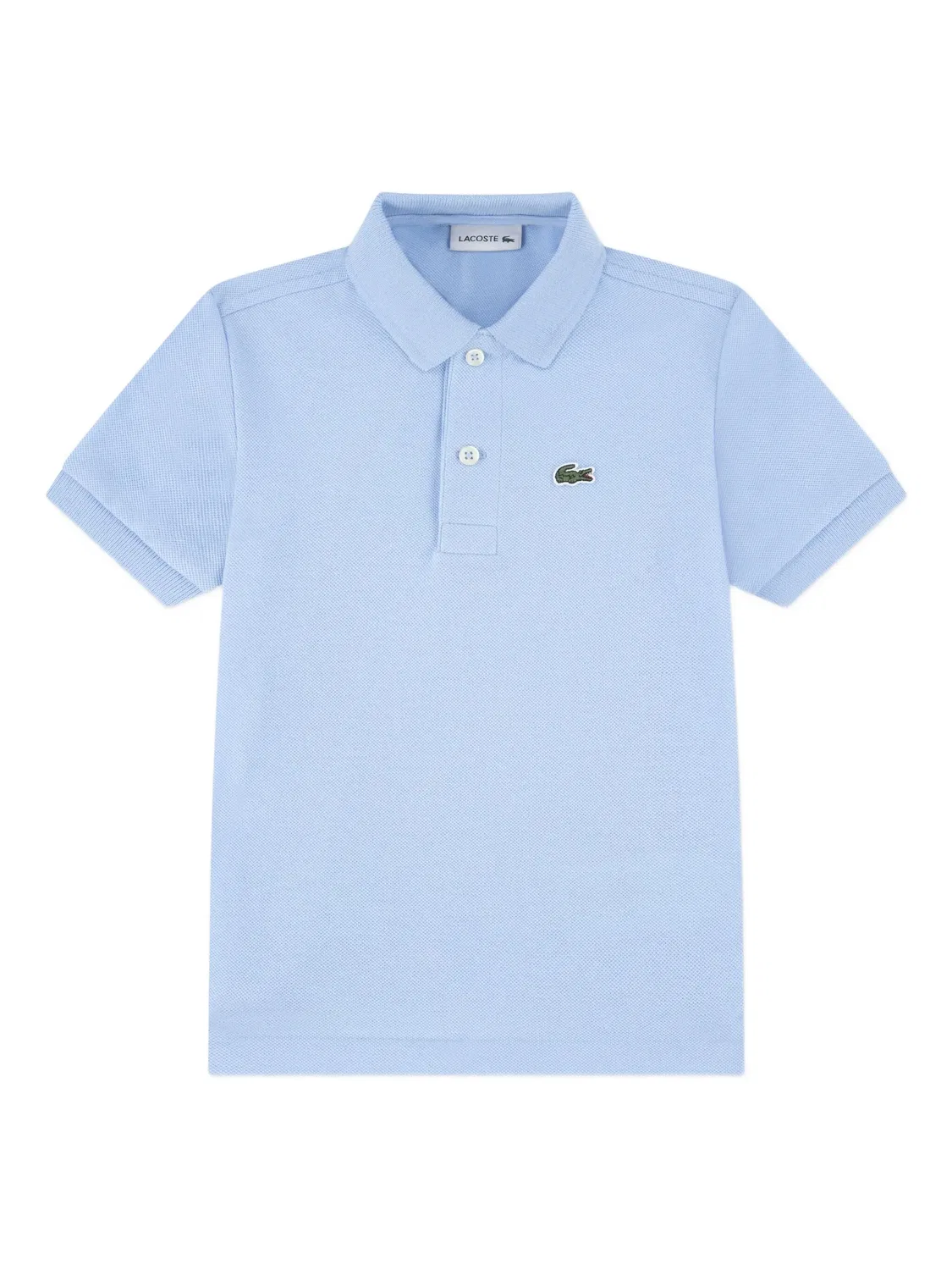 Поло с короткими рукавами на пуговицах Lacoste, синий