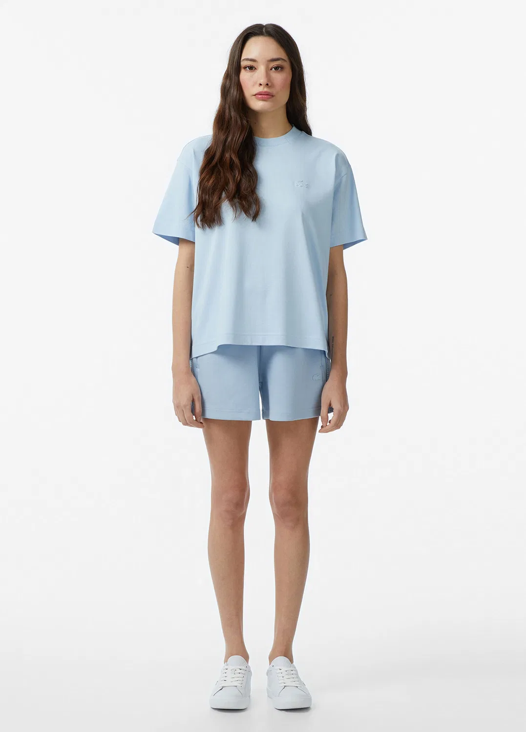 Шорты Lacoste Relaxed Fit, mavi-hba, базовые, синие — фото 2