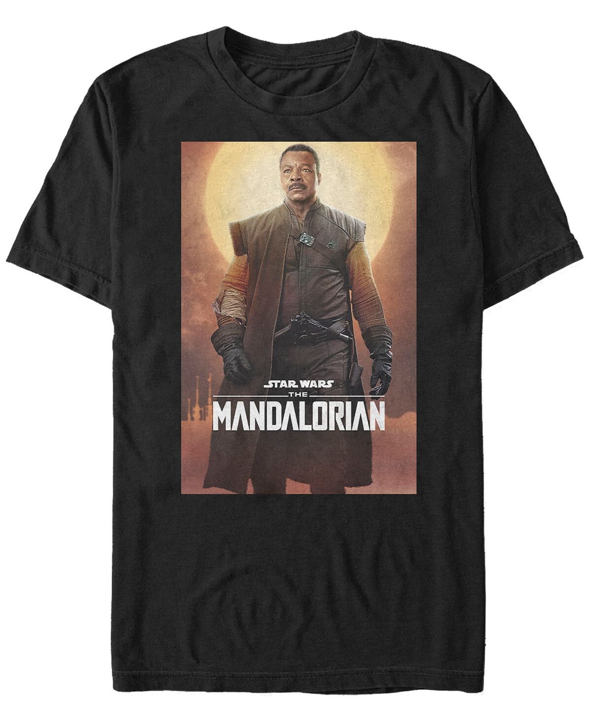 

Звездные войны the mandalorian greef karga персонаж плакат с коротким рукавом мужская футболка Fifth Sun, черный
