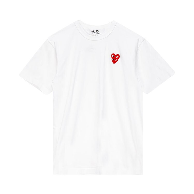 

Футболка Comme des Garçons PLAY Mini Heart T-Shirt 'White', белый