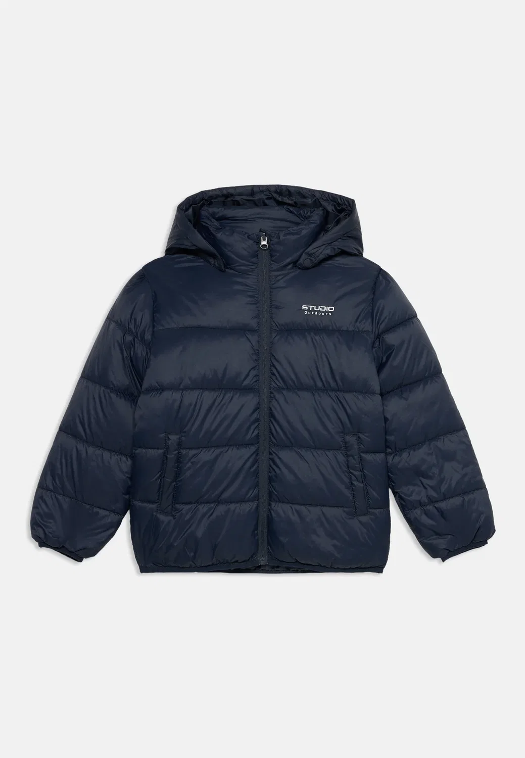 Nkmarble - зимняя куртка Name It, Navy Blazer — фото 3