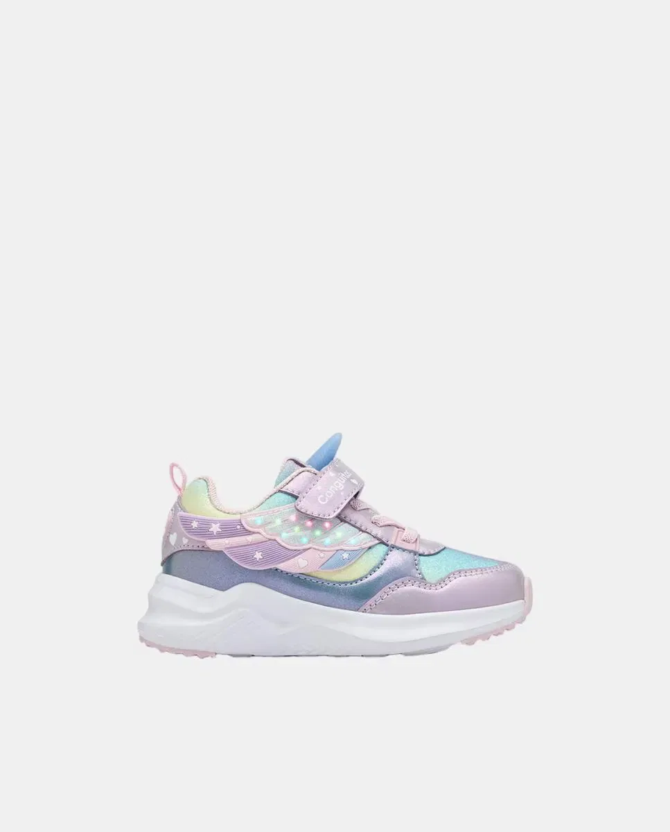 Детские кроссовки для девочек с подсветкой Unicorn Conguitos, Lila
