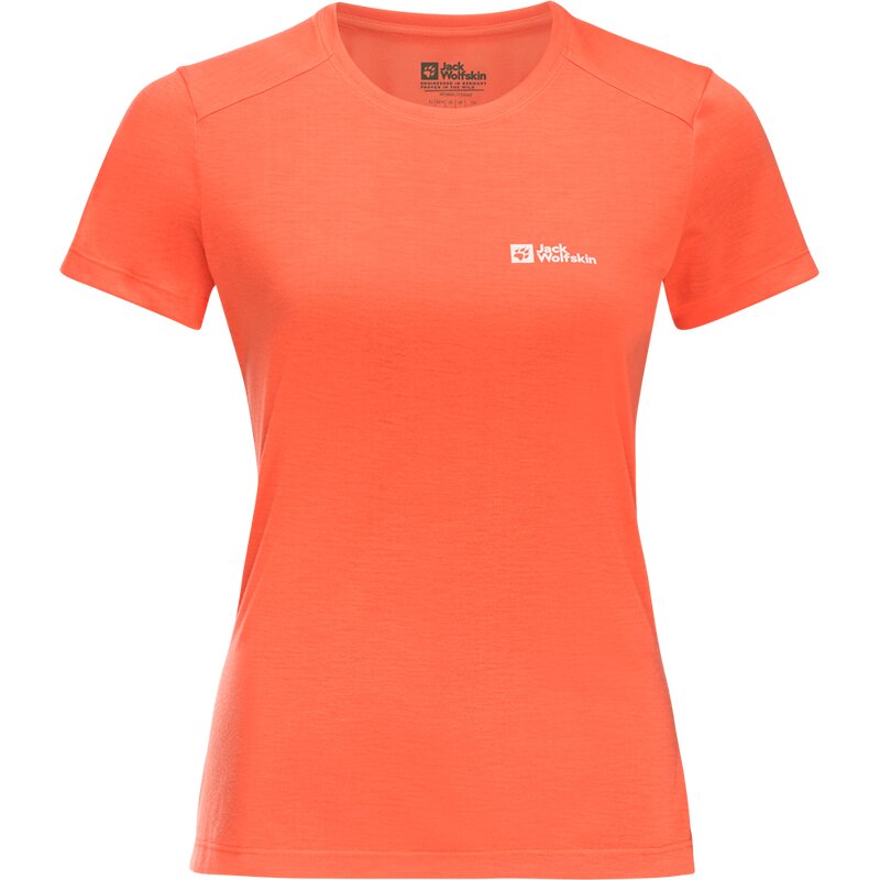 

Shirt vonnan s/stw Jack Wolfskin, оранжевый
