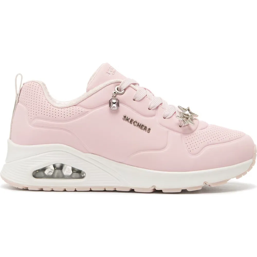 Детские кроссовки Street Uno Skechers, Pink/Silver — фото 2