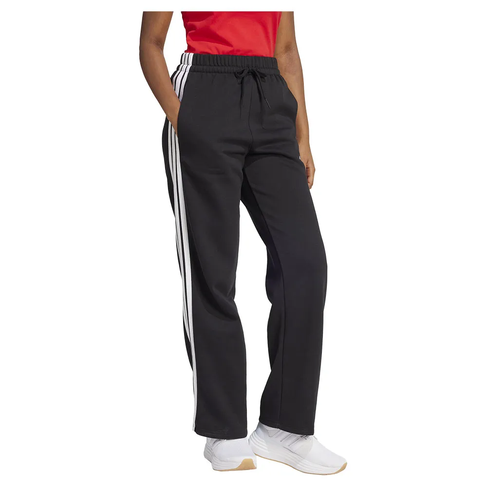 

Джоггеры adidas Essentials 3 Stripes Open Hem Fleece, черный