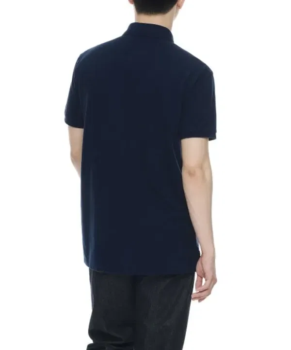 Футболка поло с сеткой, slim fit, Polo Ralph Lauren, синий — фото 2