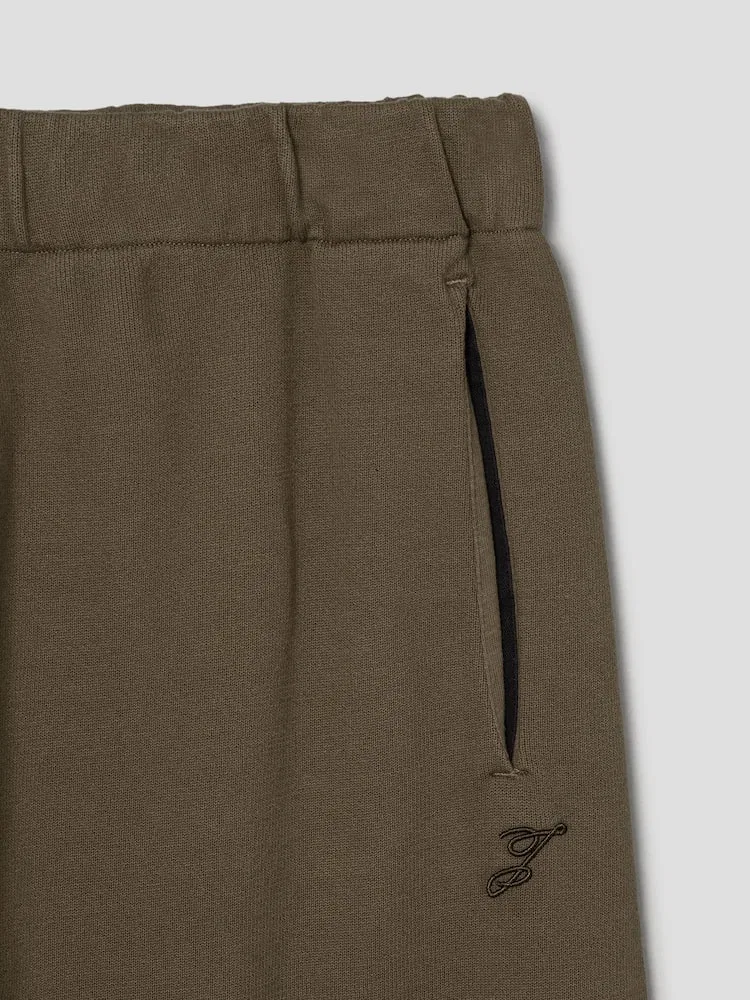 Спортивные штаны, стрейт-фит, Le Jogging Rond Carre JACQUEMUS, Dark Khaki — фото 4