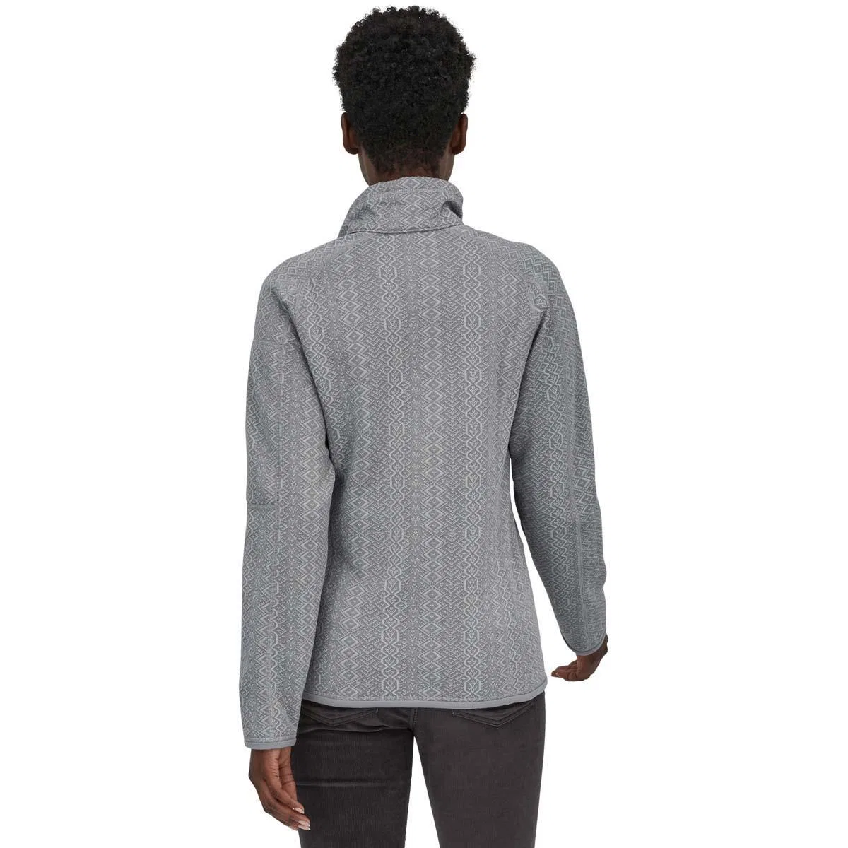 Флисовая кофта с четверть-молнией Better Sweater Patagonia, Frozen Jaquard/Salt Grey — фото 2