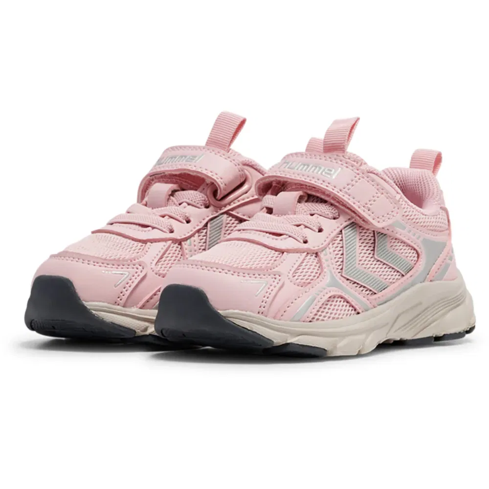 Детские кроссовки для девочек с эластичными шнурками Effort One Hummel, Pink — фото 2