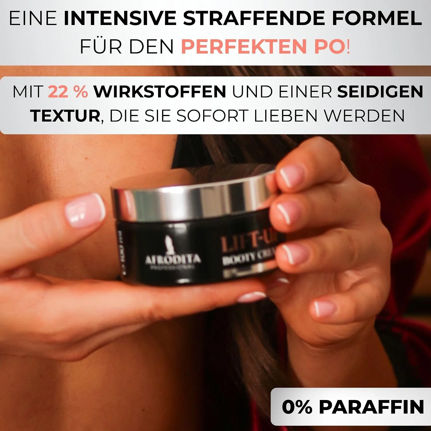 Крем для подтяжки ягодиц AFRODITA PROFESSIONAL Lift-Up Booty Cream, 100 мл — фото 3