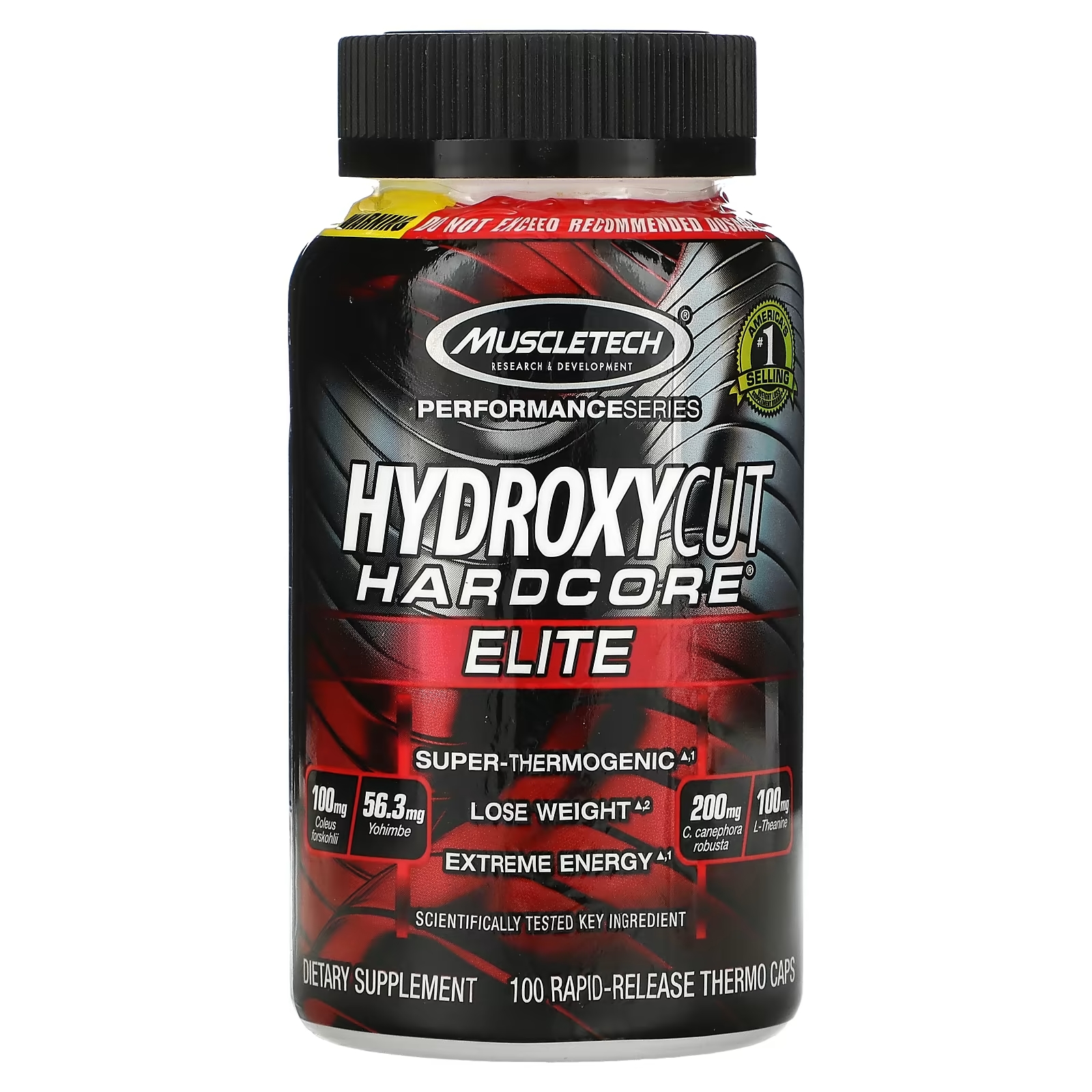 Пищевая Добавка Hydroxycut Performance Hardcore Elite, 100 термокапсул - фото