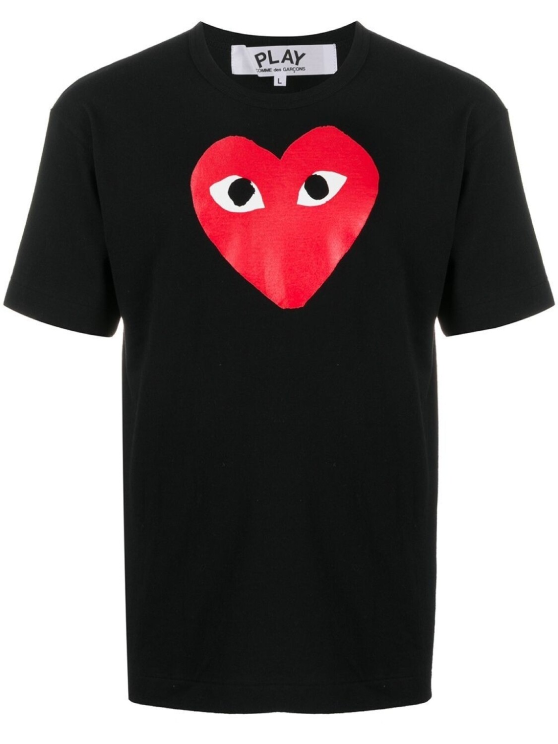 

Футболка с принтом Comme Des Garçons Play, черный