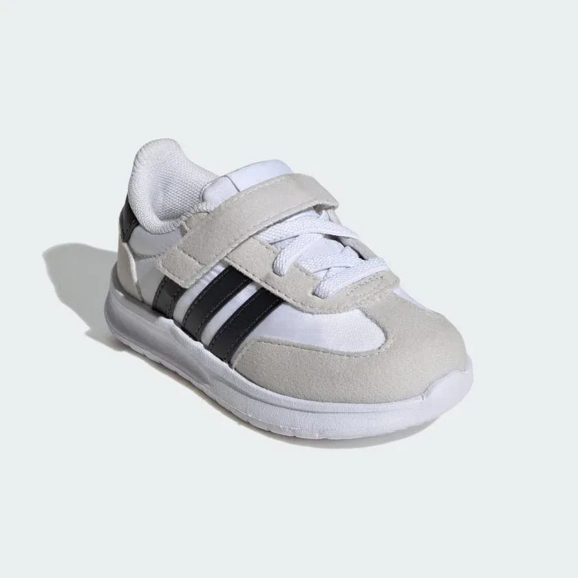 Детские кроссовки для мальчиков с ретро-дизайном Run 70s 2.0 adidas, Core Black / Cloud White / Core Black — фото 4