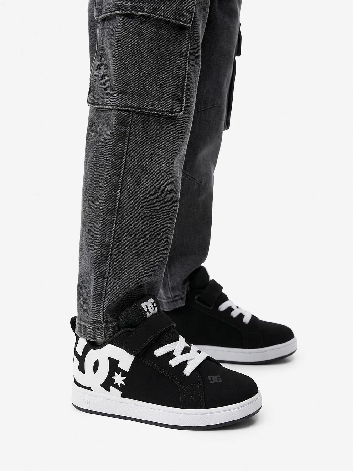 Кроссовки для мальчика GRAFFIK ELASTIC TODDLER Dc Shoes, черный