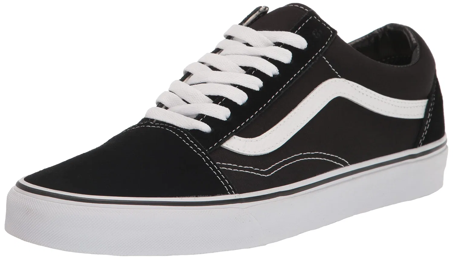 Детские кроссовки для мальчиков Old Skool (Suede/Canvas) Vans, Black True White