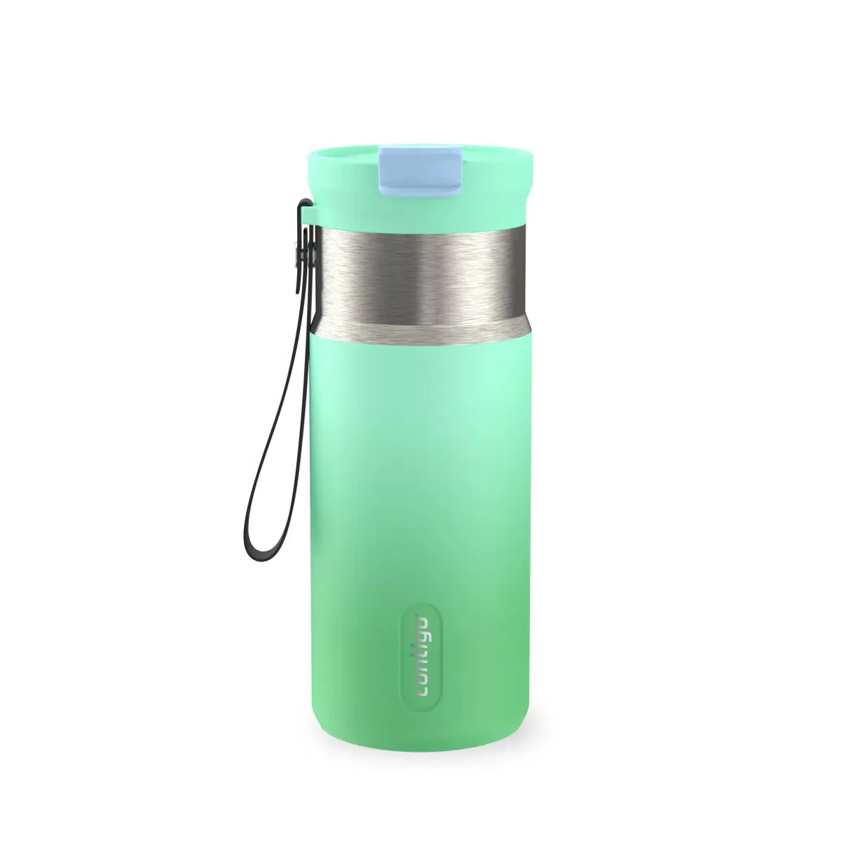 Детская бутылка для воды 0,47 л с трубочкой и поильником DualSip Contigo, Mint Spark