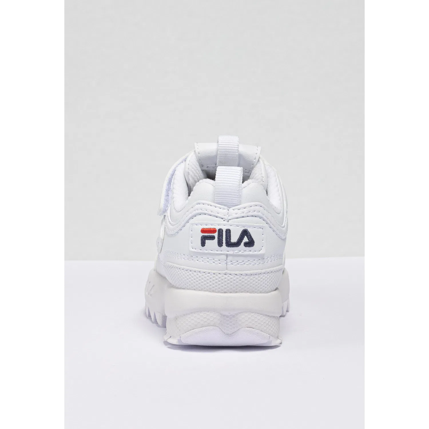 Детские кроссовки для малышей с липучкой Fila Disruptor E TDL, Weiss — фото 4
