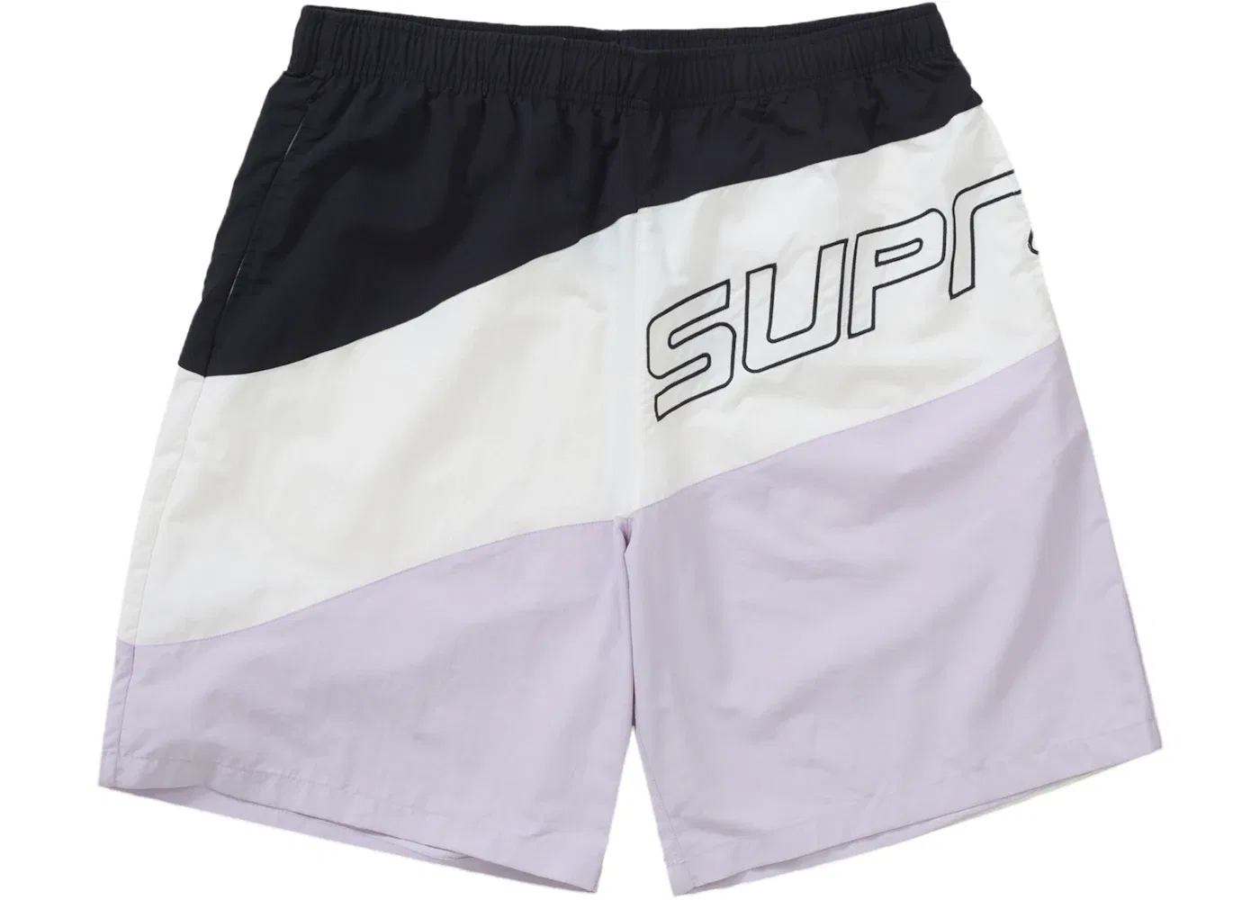 Мужские шорты с эластичным поясом Supreme Curve Nylon Short Light Purple